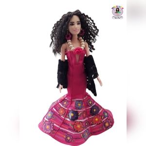 OOAK doll, unique customized Barbie doll.
